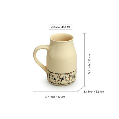 Handcrafted Elegance with Timeless Warli Art (Set of 2)