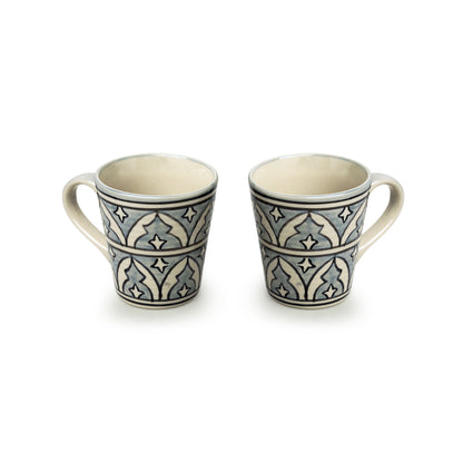 Arabian Nights Hand-Painted Coffee Mug Set (Set of 2)