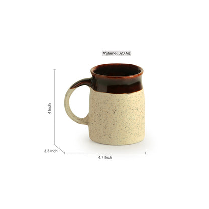“Cocoa Calm” Studio Pottery Mug Set (Set of 4)