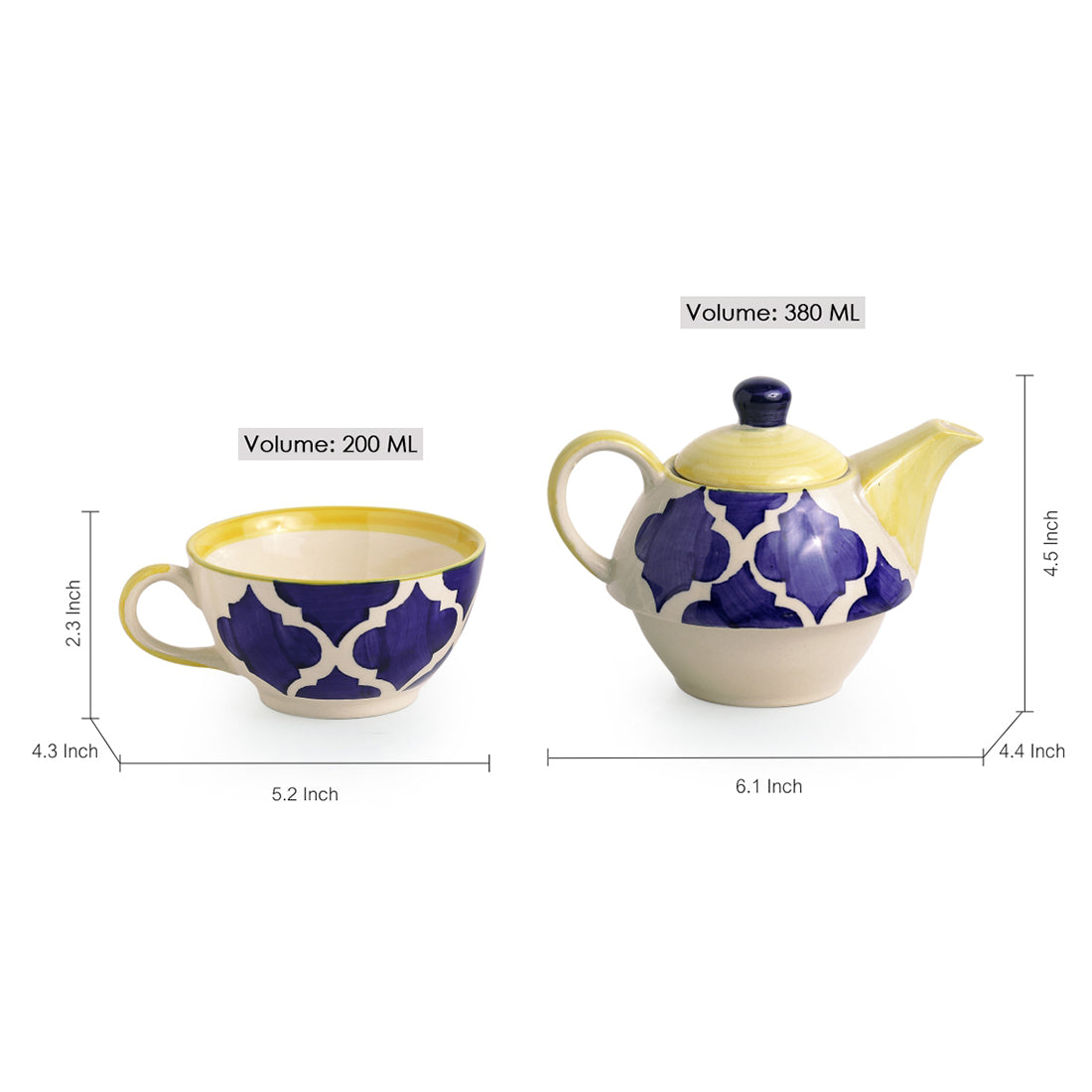 The 90's Shores of Morocco Kettle & Cup Set
